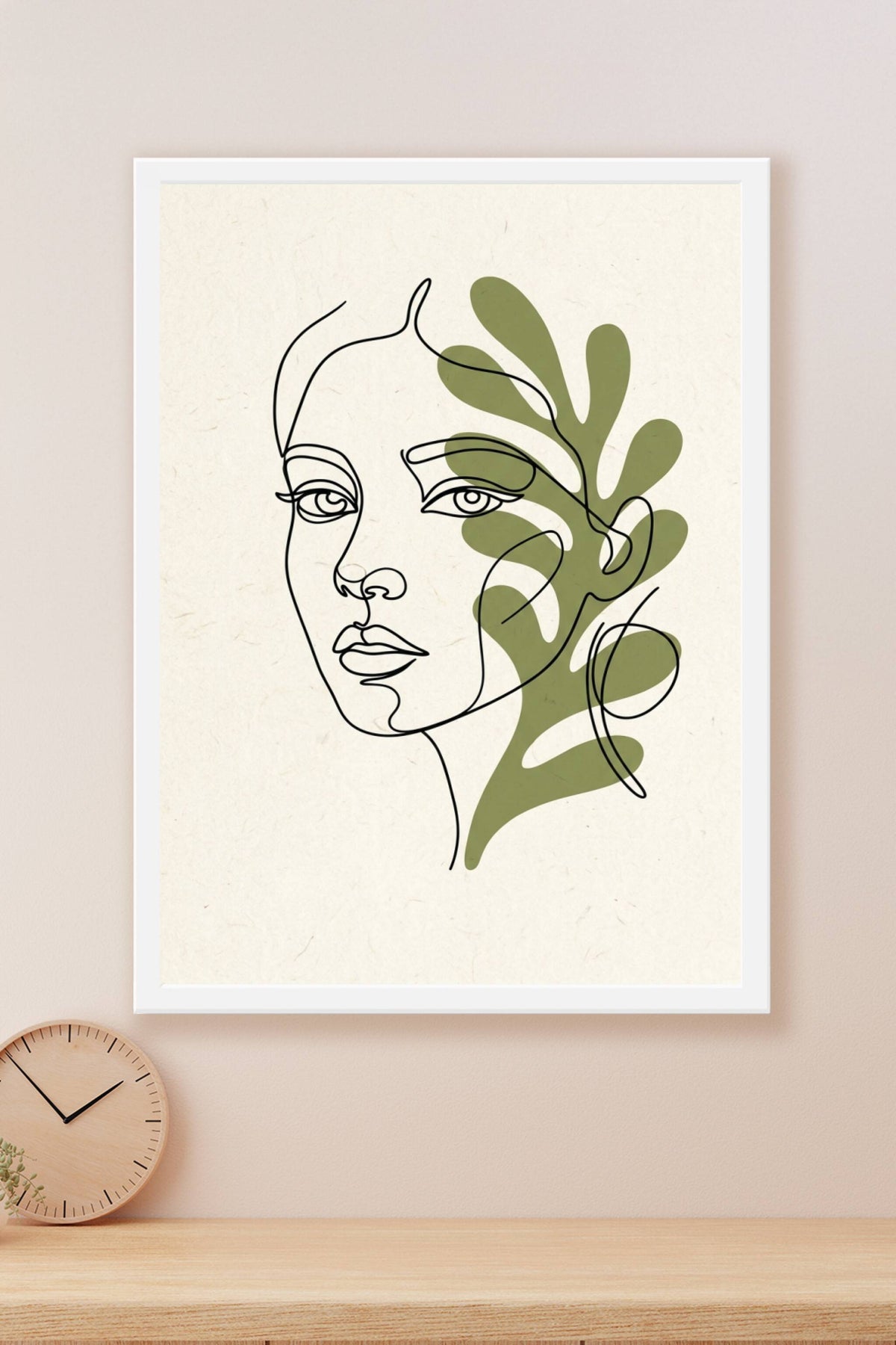 Affiche Chambre Visage Matisse - Poster Line Art