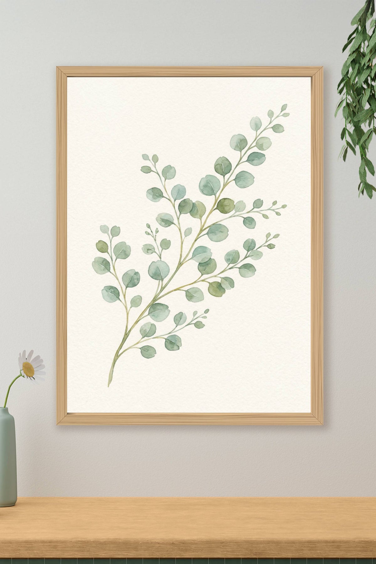 Affiche Chambre Eucalyptus - Poster Botanique