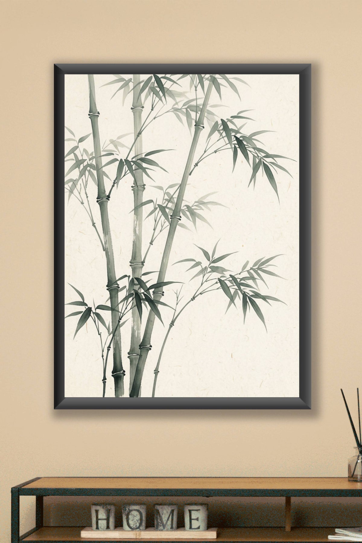 Affiche Chambre Bambou - Poster Botanique