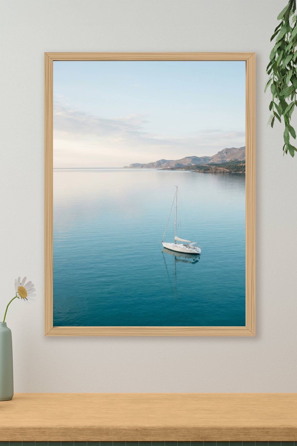Affiche Chambre Voilier - Poster Méditerranée