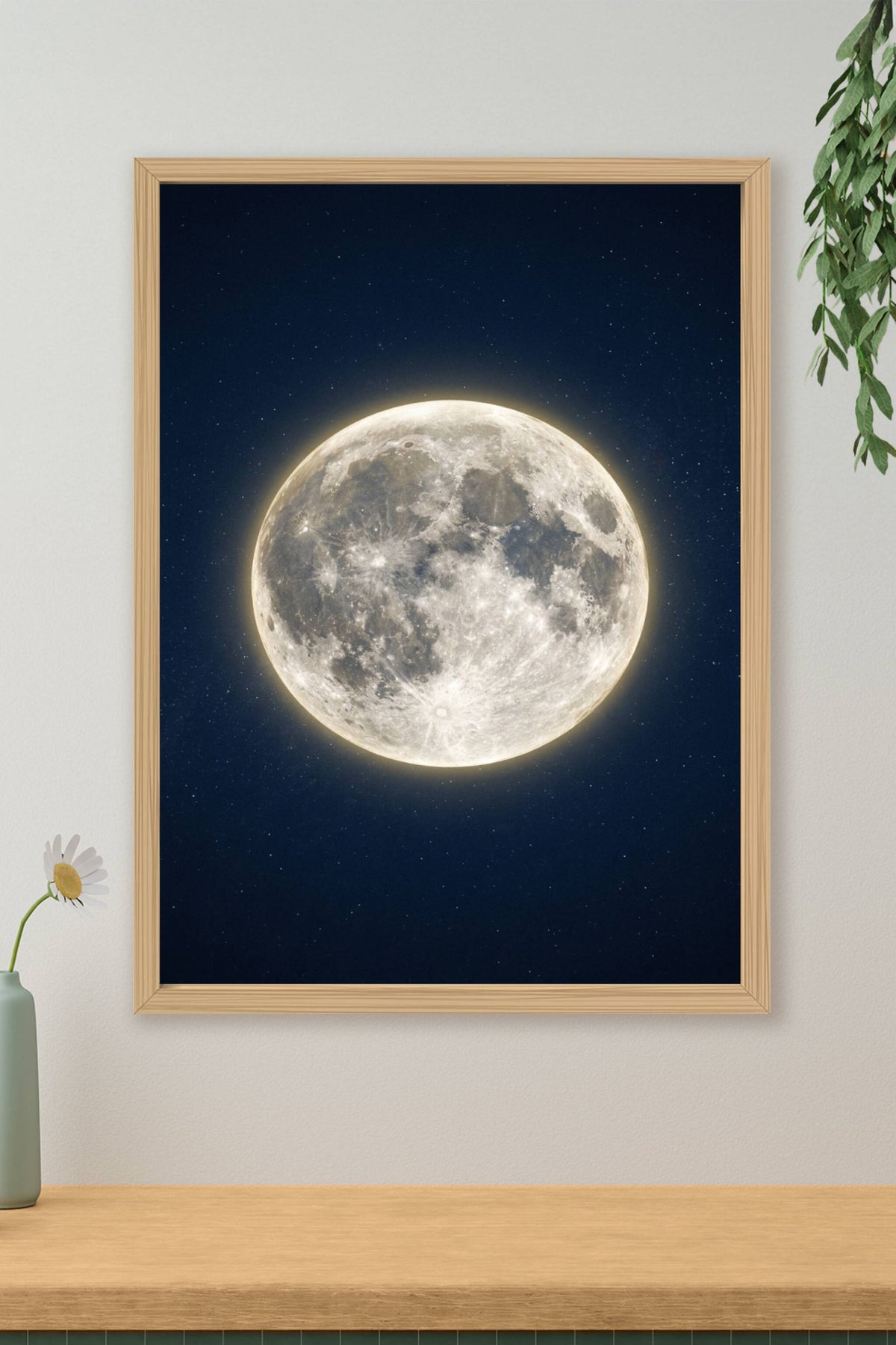 Affiche Chambre Pleine Lune - Poster Céleste
