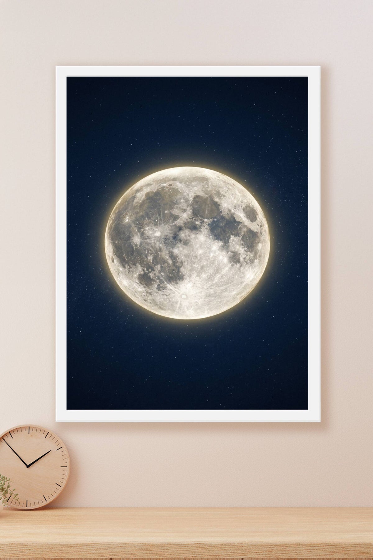 Affiche Chambre Pleine Lune - Poster Céleste