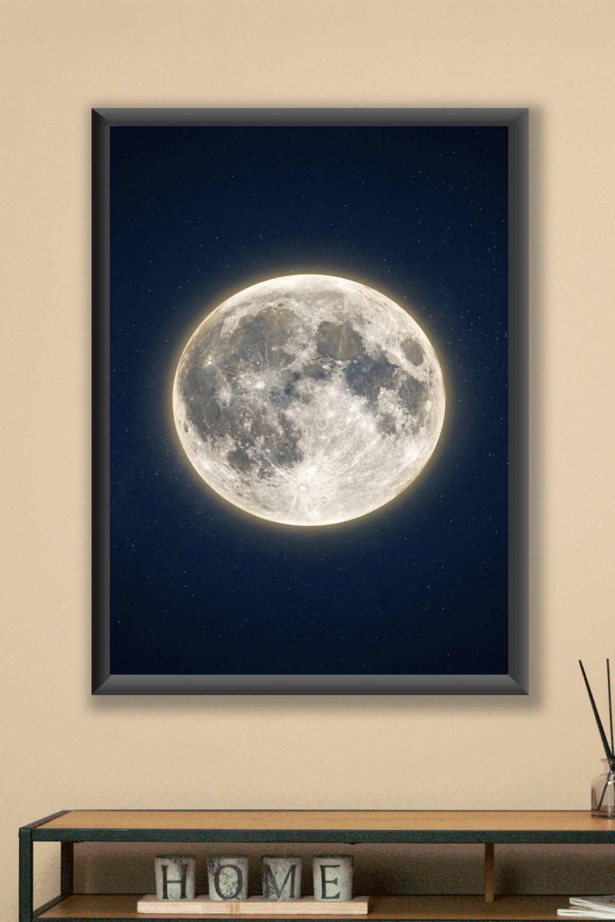 Affiche Chambre Pleine Lune - Poster Céleste