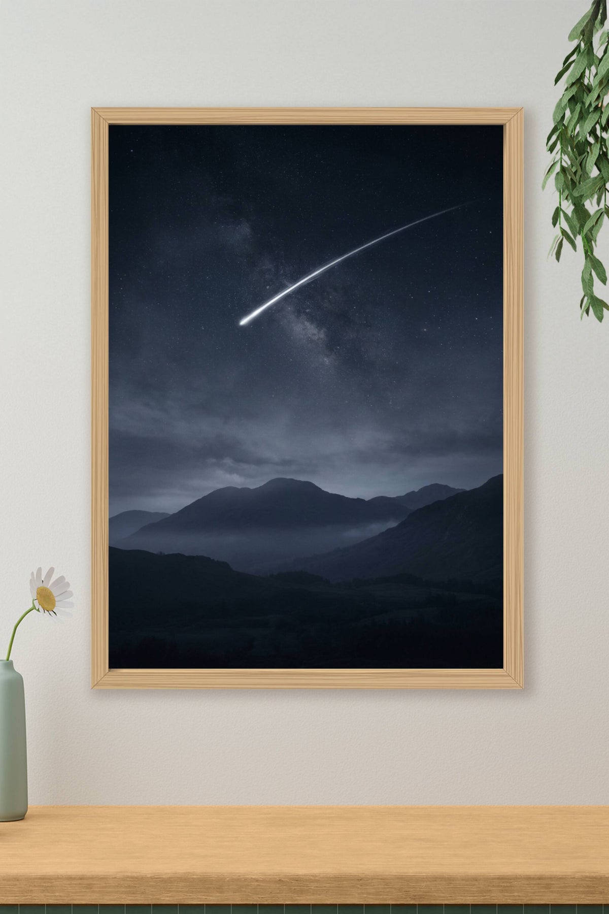 Affiche Chambre Étoile Filante - Poster Céleste