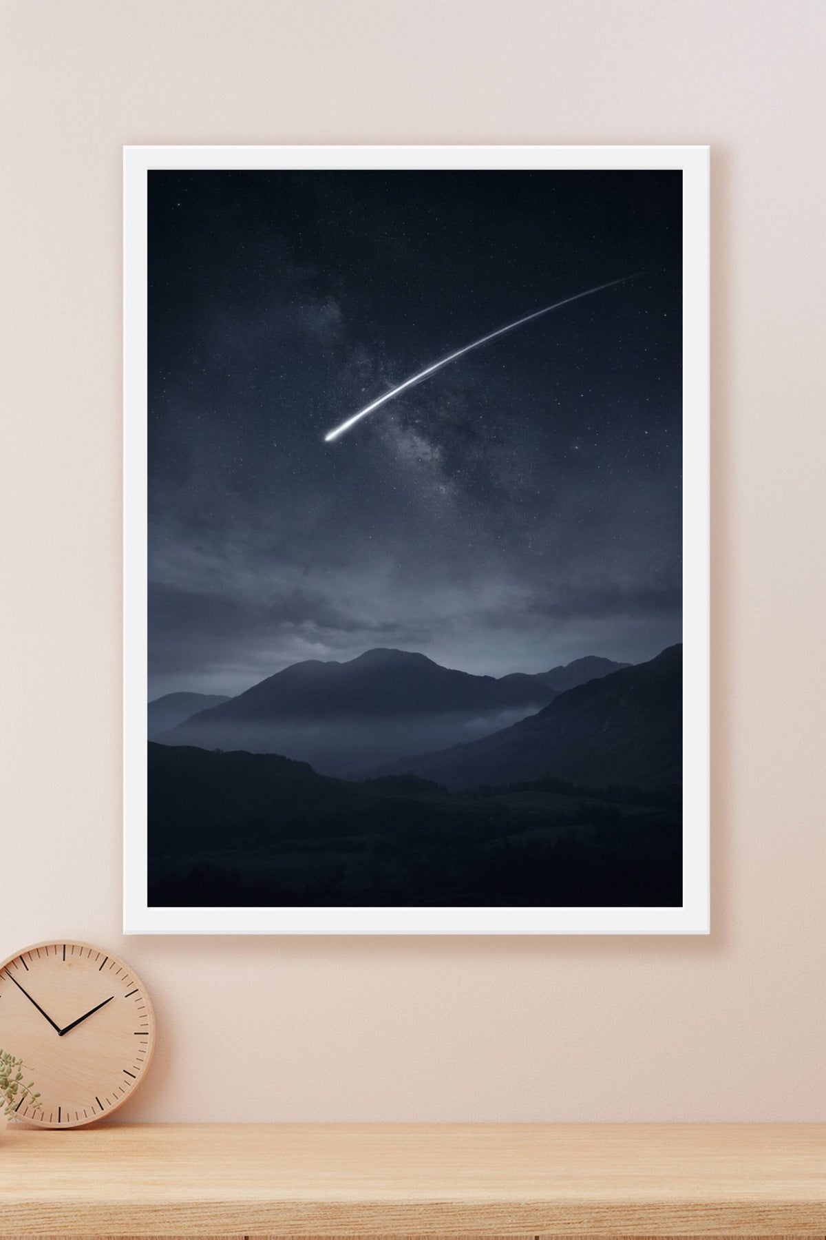 Affiche Chambre Étoile Filante - Poster Céleste