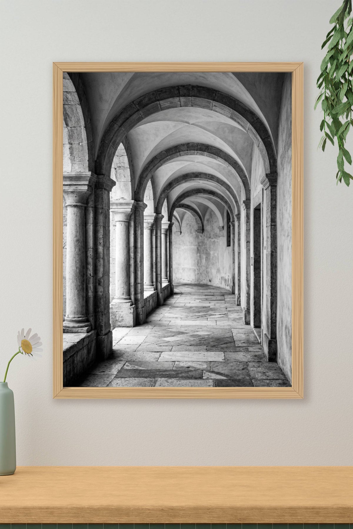 Affiche Chambre Arches - Poster Noir et Blanc