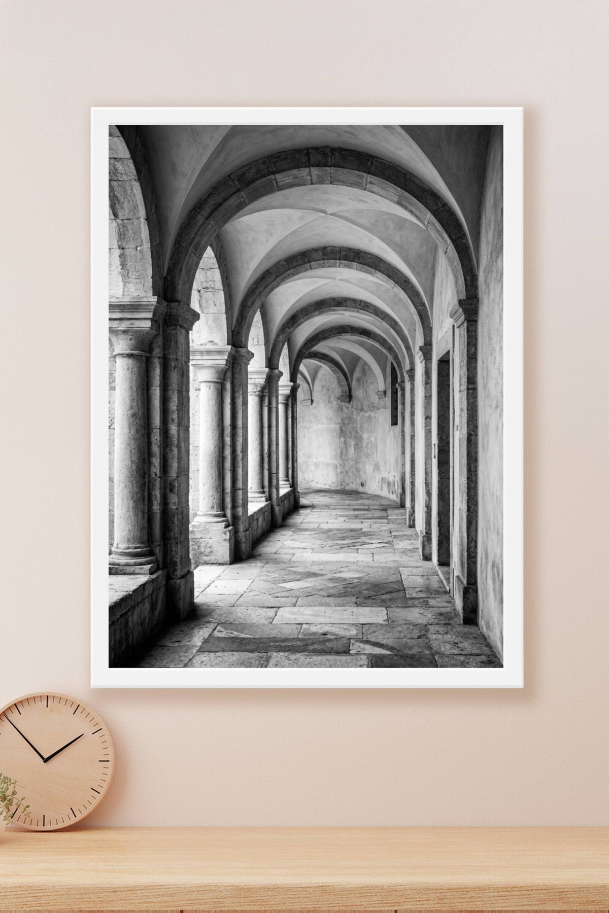 Affiche Chambre Arches - Poster Noir et Blanc