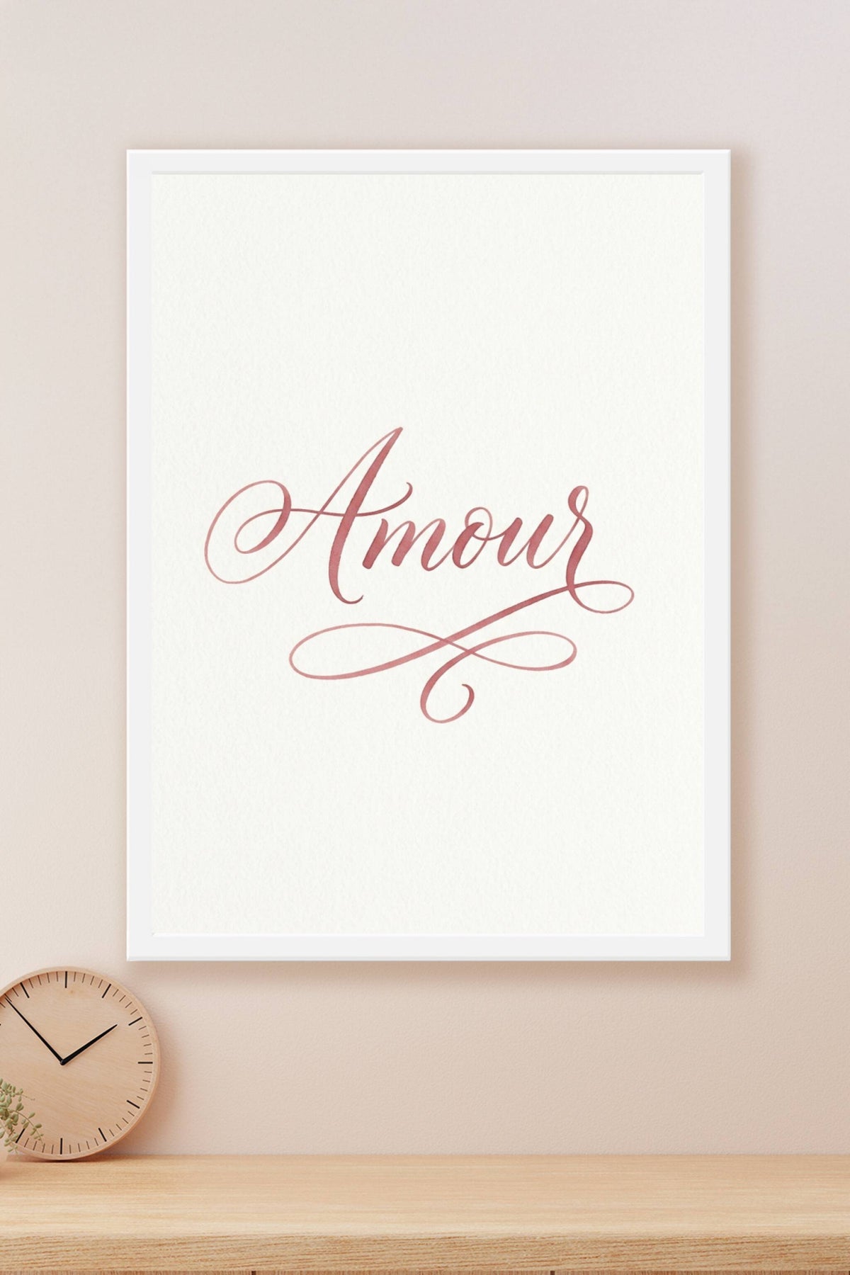 Affiche Chambre Amour - Poster Citation