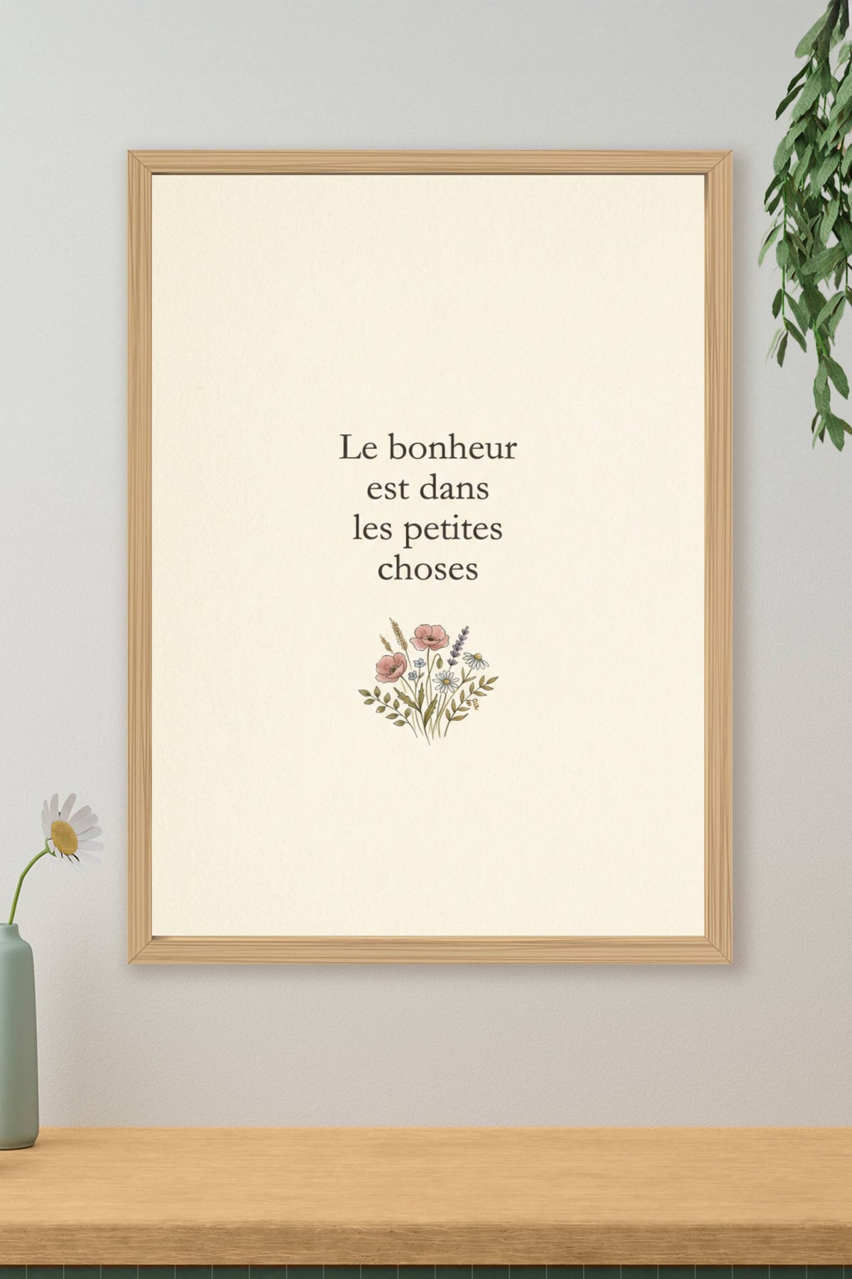 Affiche Chambre Petites Choses - Poster Citation