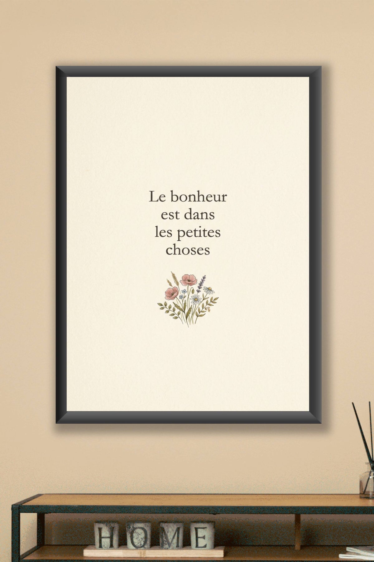 Affiche Chambre Petites Choses - Poster Citation