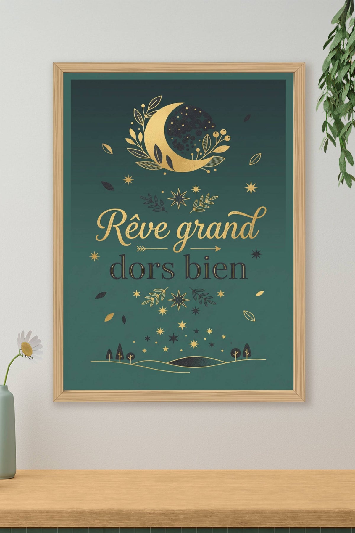 Affiche Chambre Rêve Grand - Poster Citation
