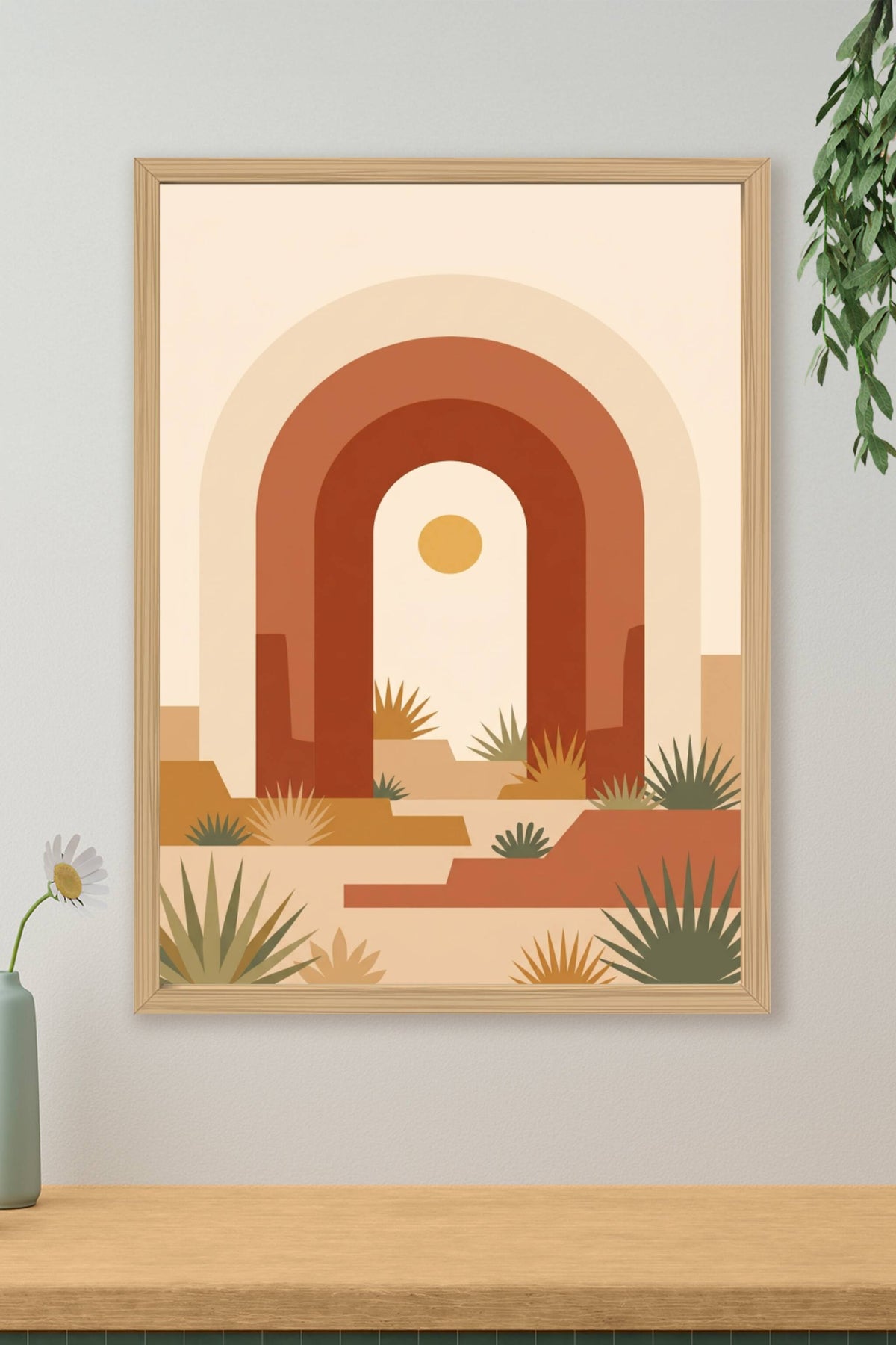 Affiche Chambre Arches du Désert - Poster Boho