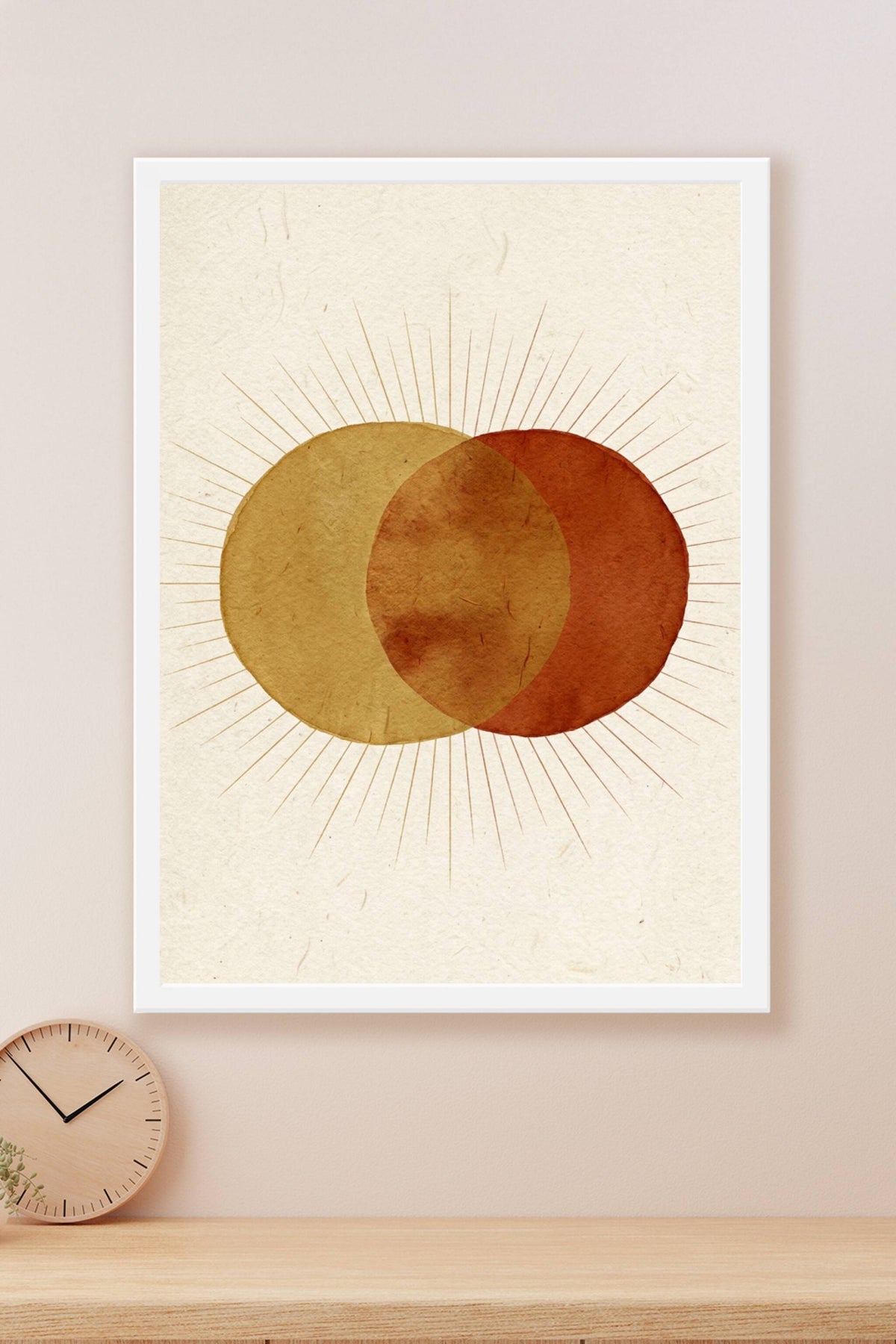 Affiche Chambre Soleils Superposés - Poster Boho