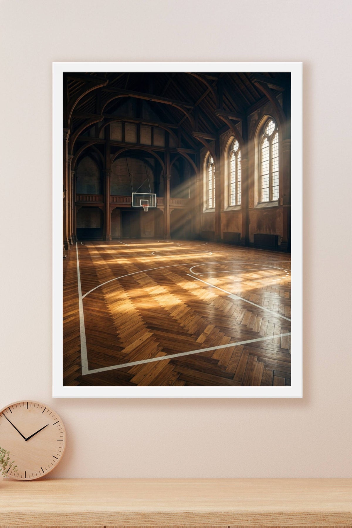 Affiche Chambre Ado Gymnase - Poster Basketball
