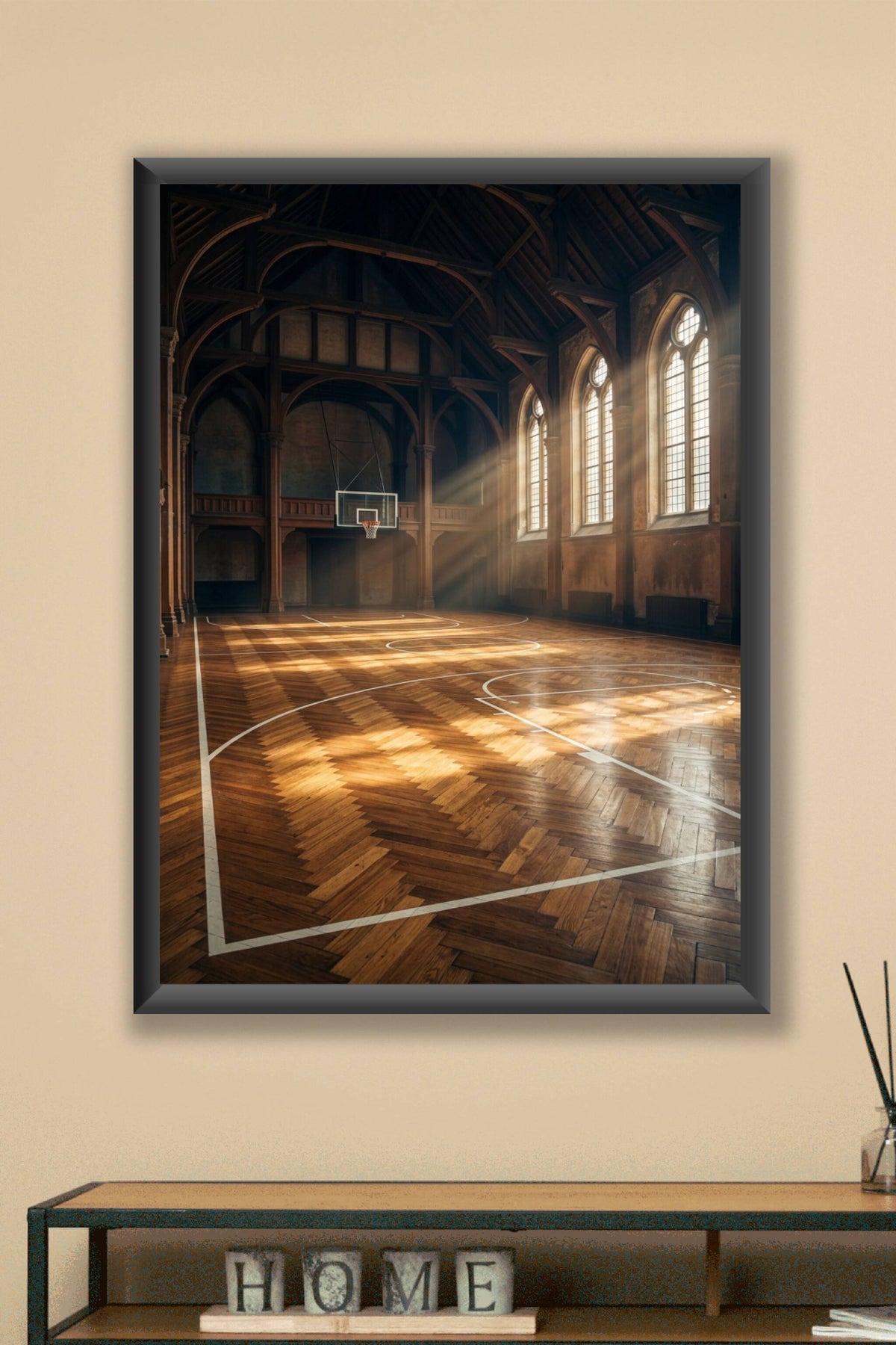 Affiche Chambre Ado Gymnase - Poster Basketball