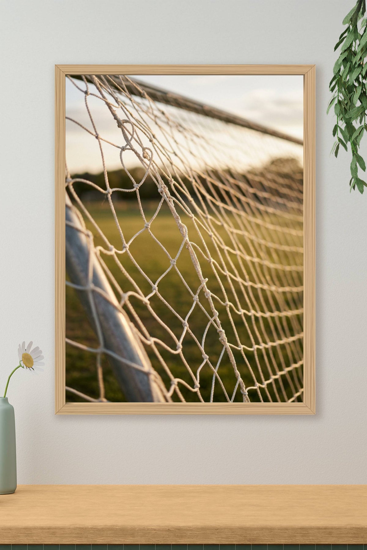 Affiche Chambre Ado Filet de But - Poster Football