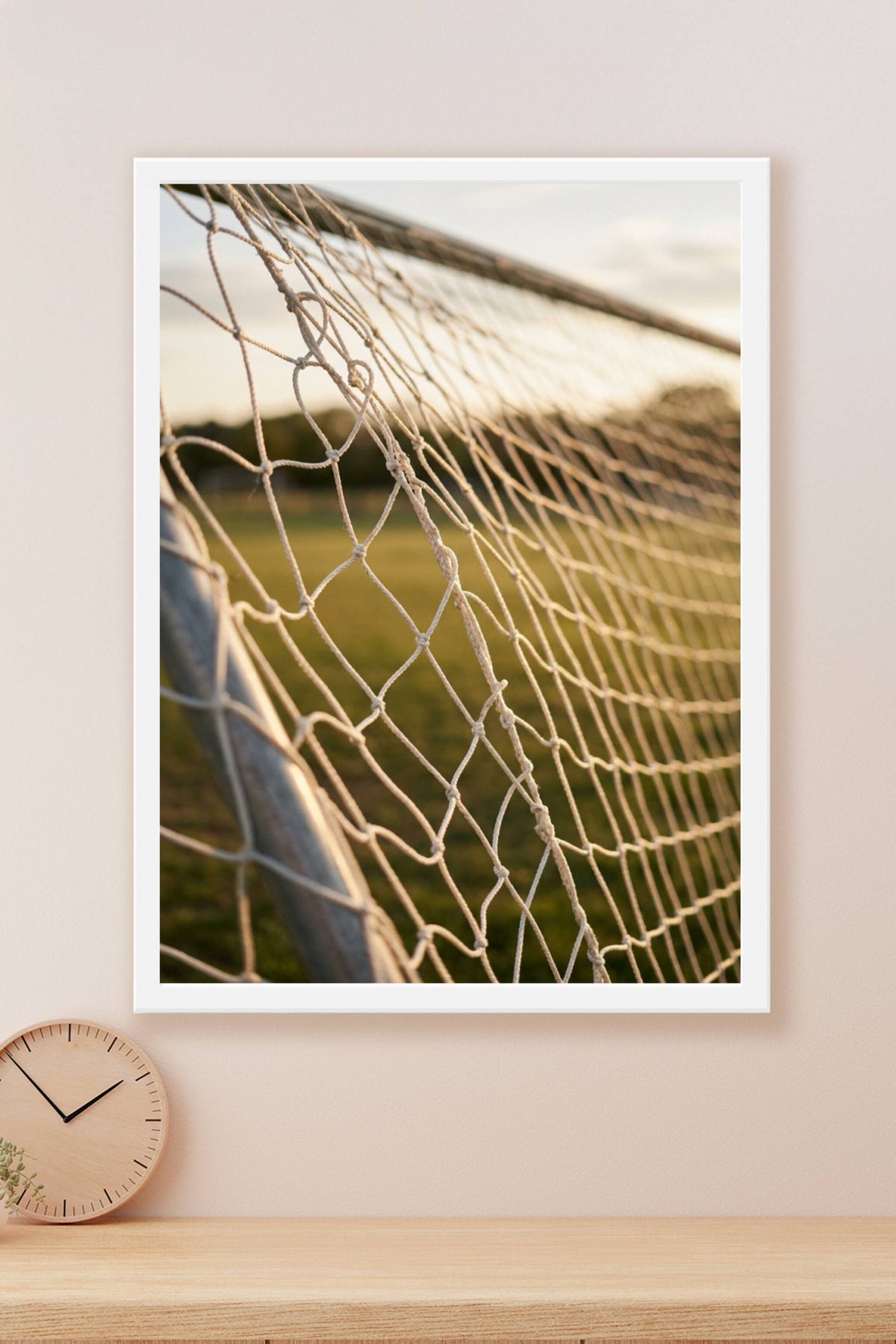 Affiche Chambre Ado Filet de But - Poster Football
