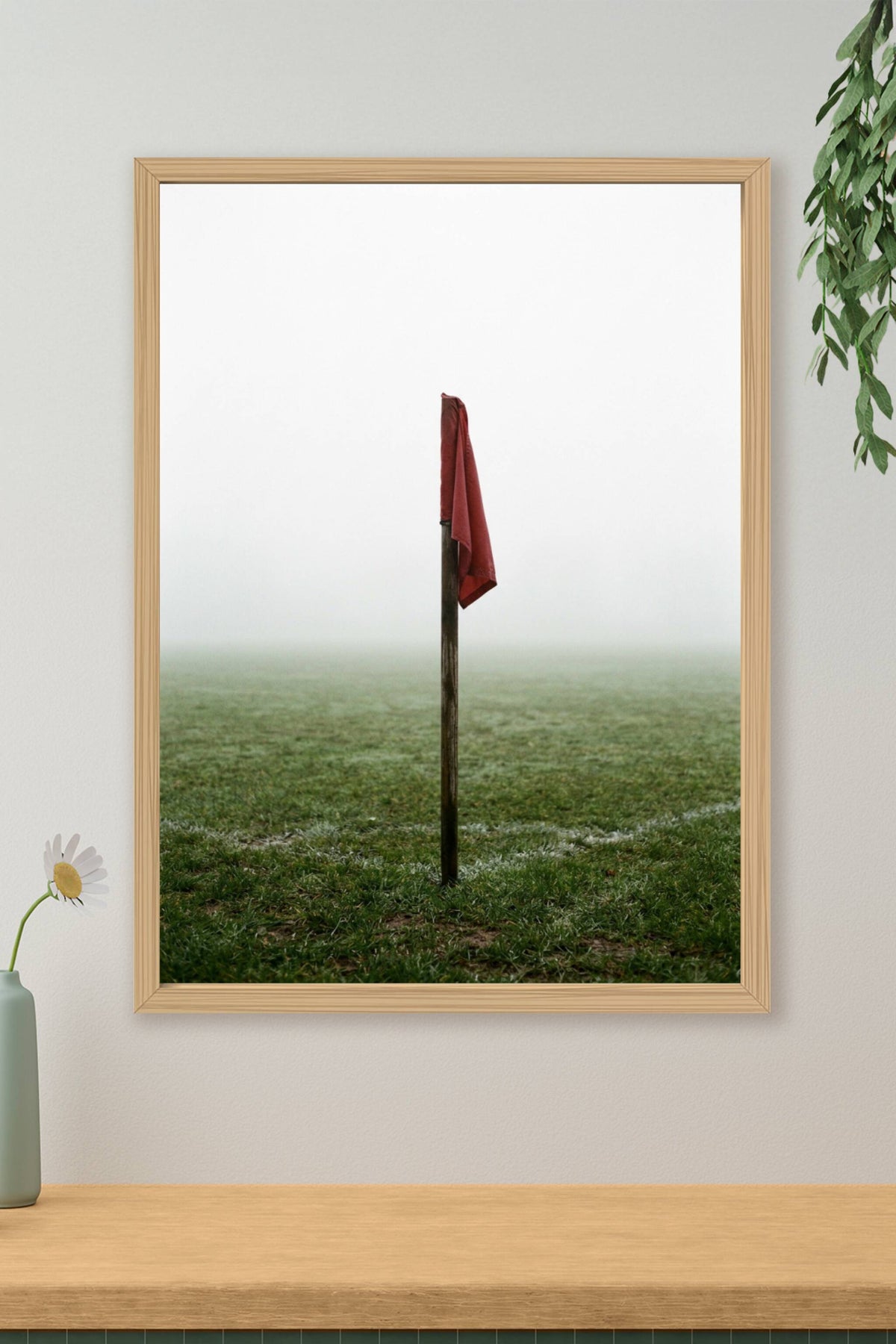 Affiche Chambre Ado Drapeau de Corner - Poster Football
