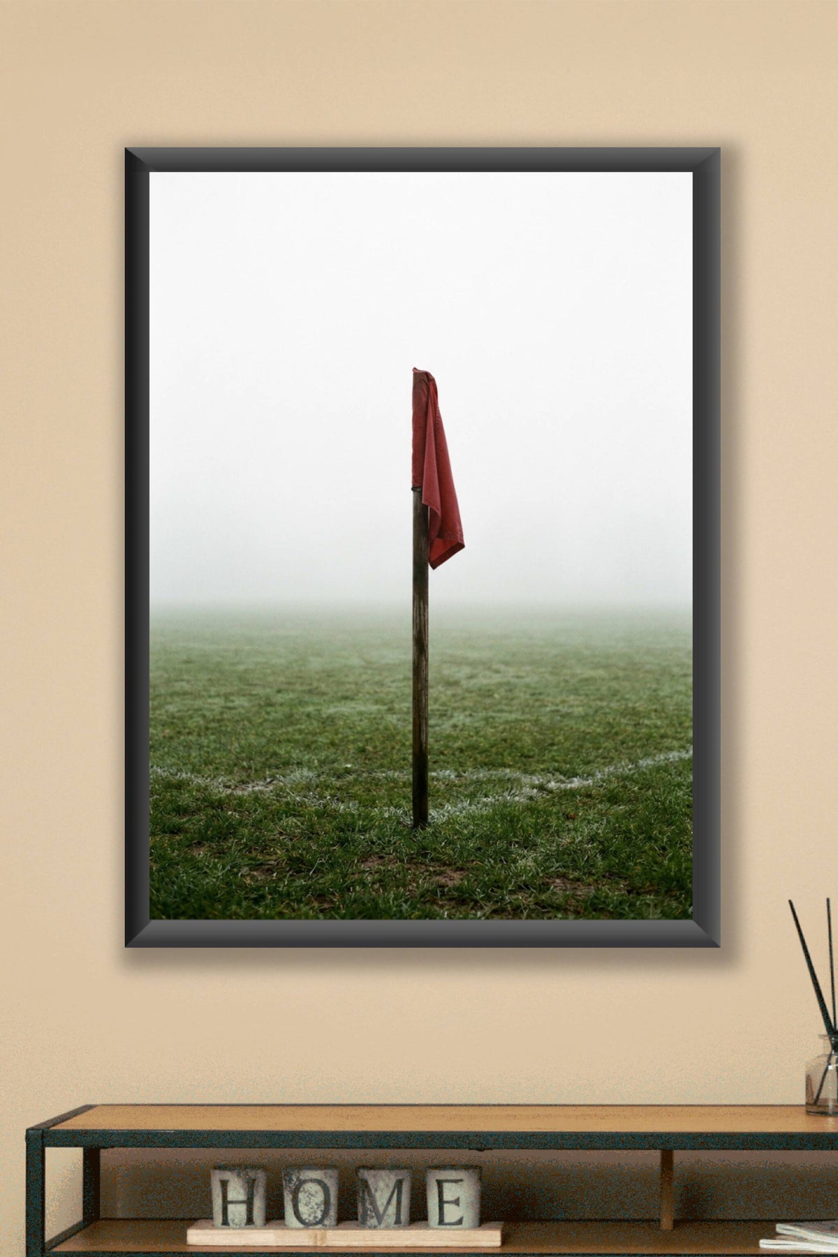 Affiche Chambre Ado Drapeau de Corner - Poster Football