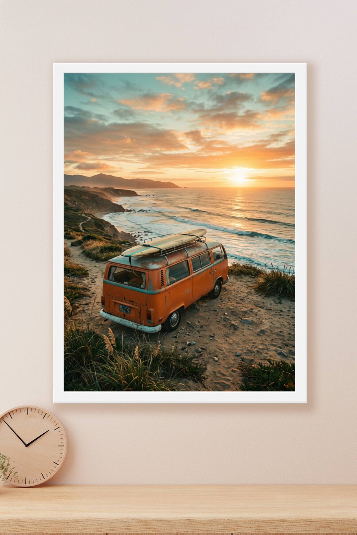 Affiche Chambre Ado Van de Surfeur - Poster Surf