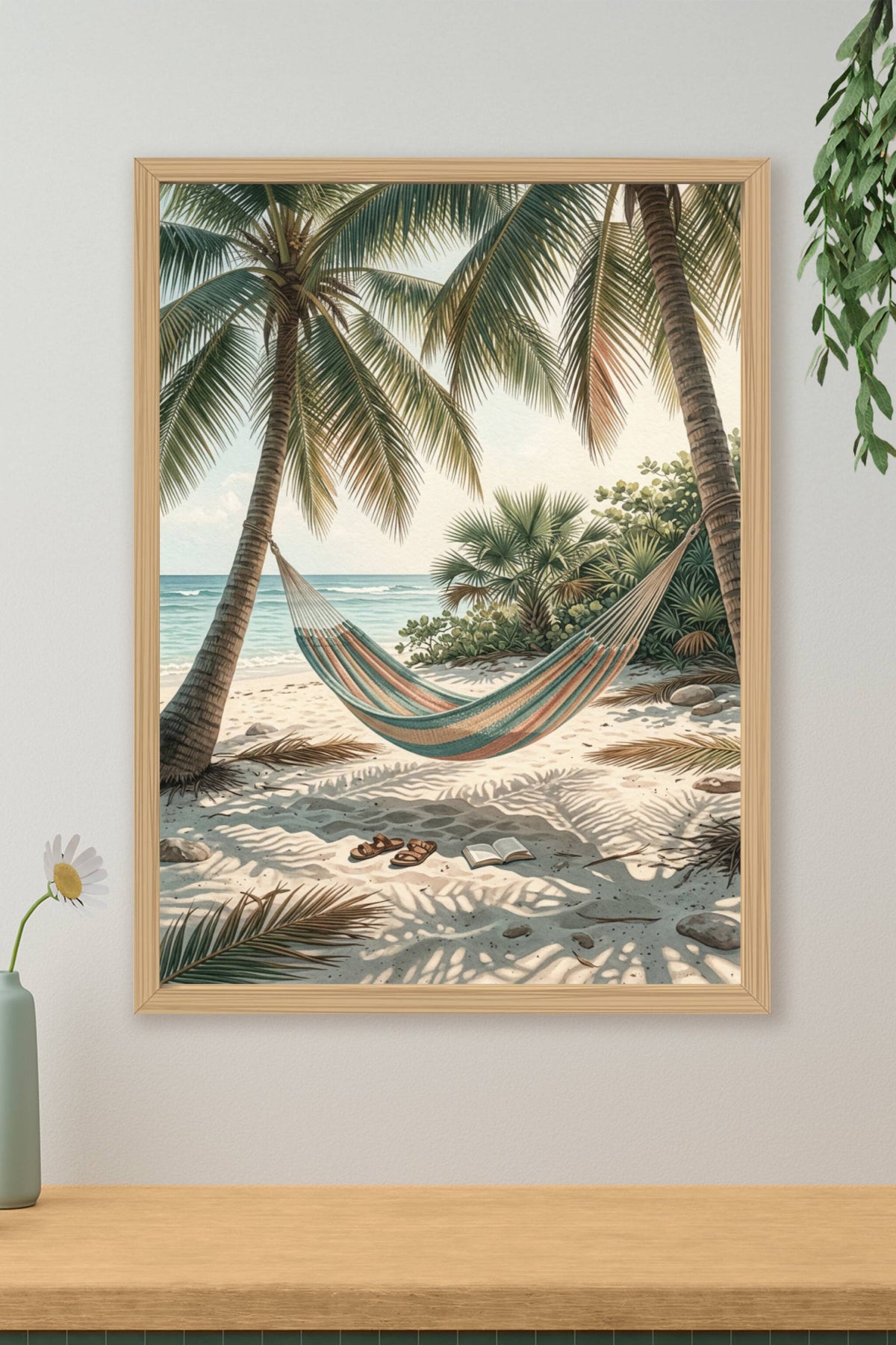 Affiche Chambre Ado Hamac - Poster Surf