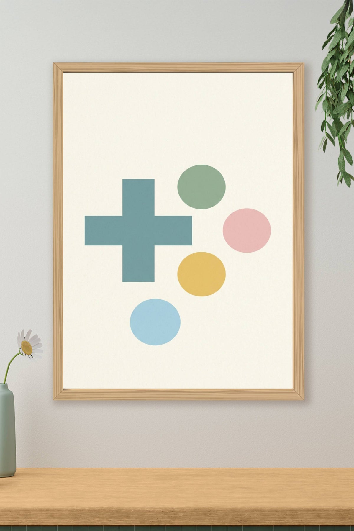 Affiche Chambre Ado Boutons d'Arcade - Poster Gaming