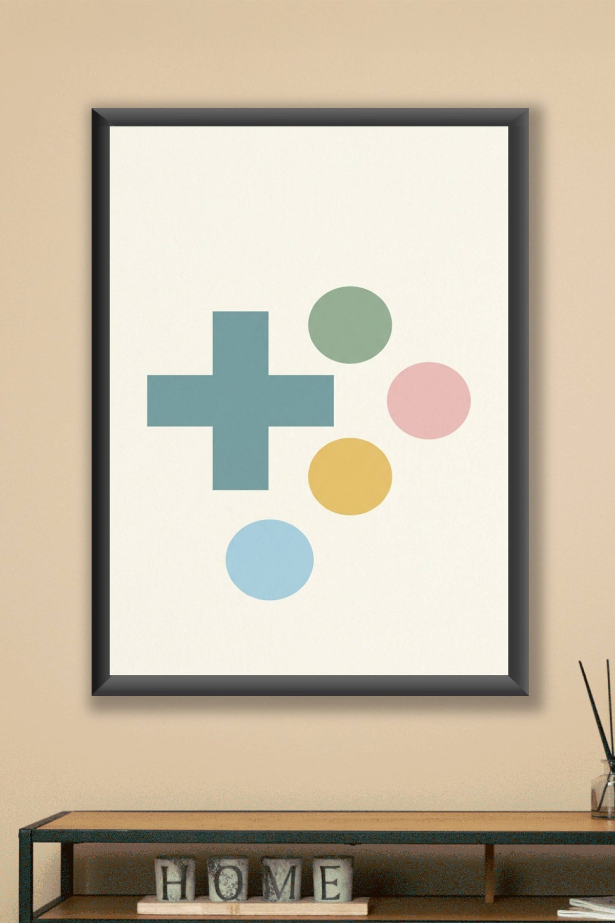 Affiche Chambre Ado Boutons d'Arcade - Poster Gaming
