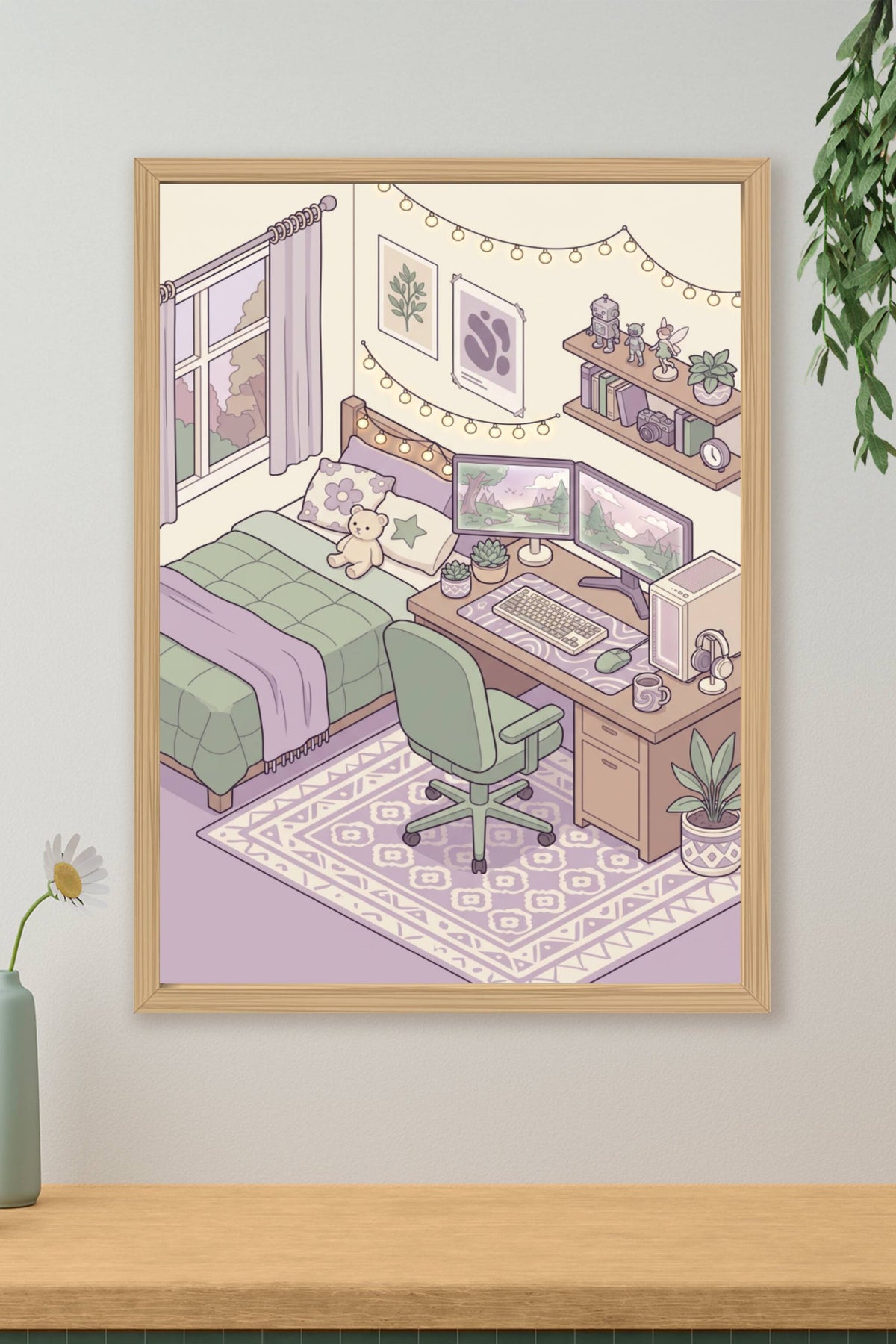 Affiche Chambre Ado Chambre Gamer - Poster Gaming