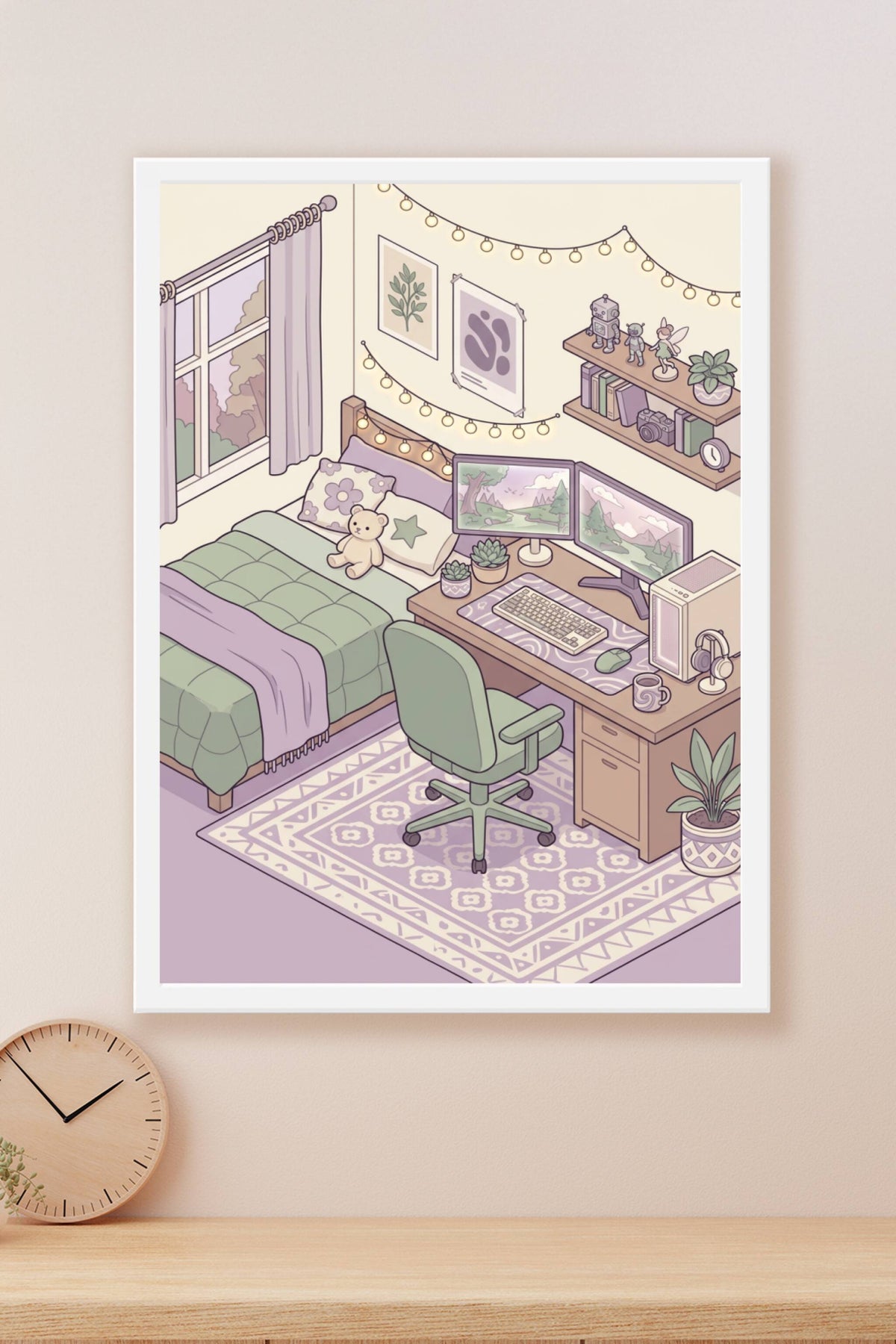 Affiche Chambre Ado Chambre Gamer - Poster Gaming