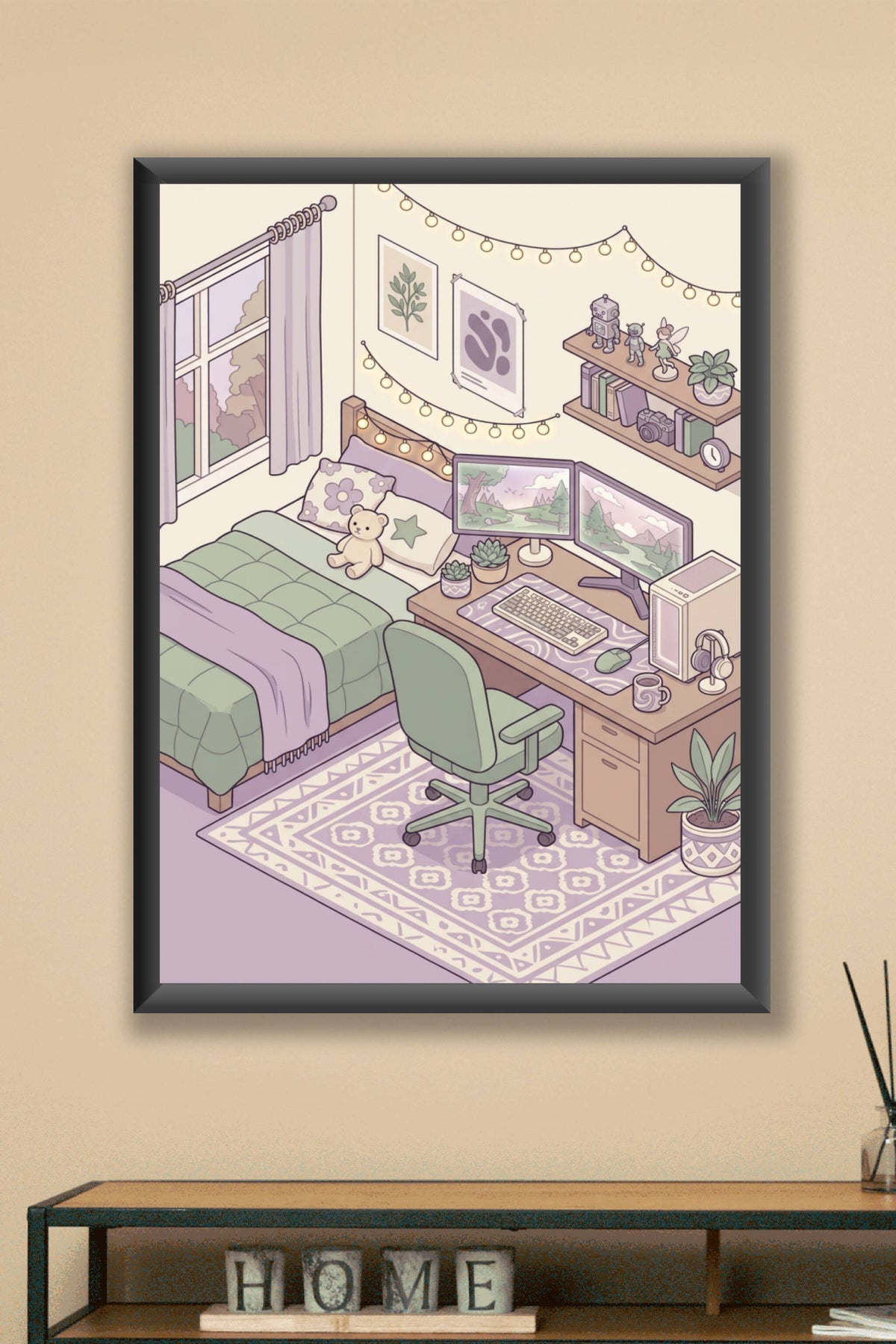Affiche Chambre Ado Chambre Gamer - Poster Gaming