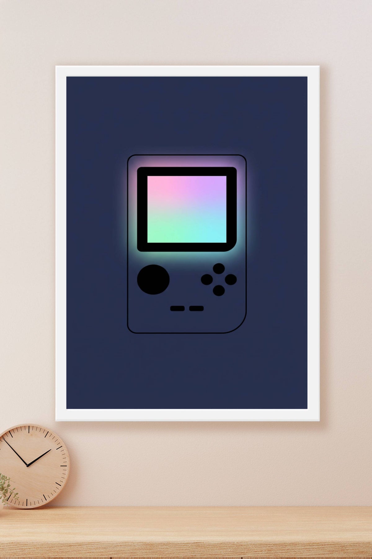 Affiche Chambre Ado Console Rétro - Poster Gaming