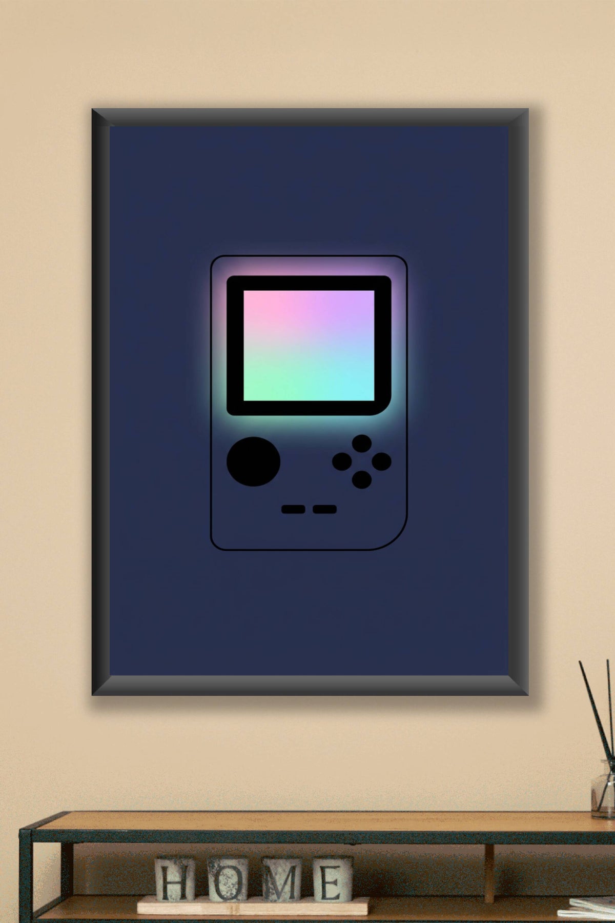 Affiche Chambre Ado Console Rétro - Poster Gaming