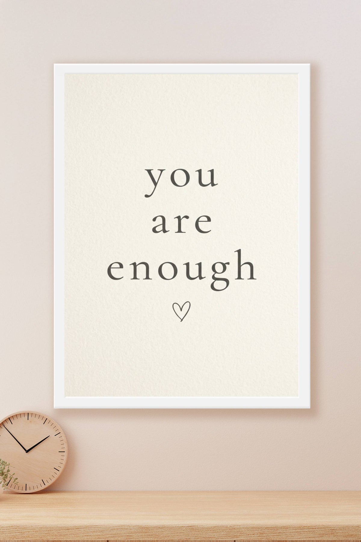 Affiche Chambre Ado You Are Enough - Poster Citation