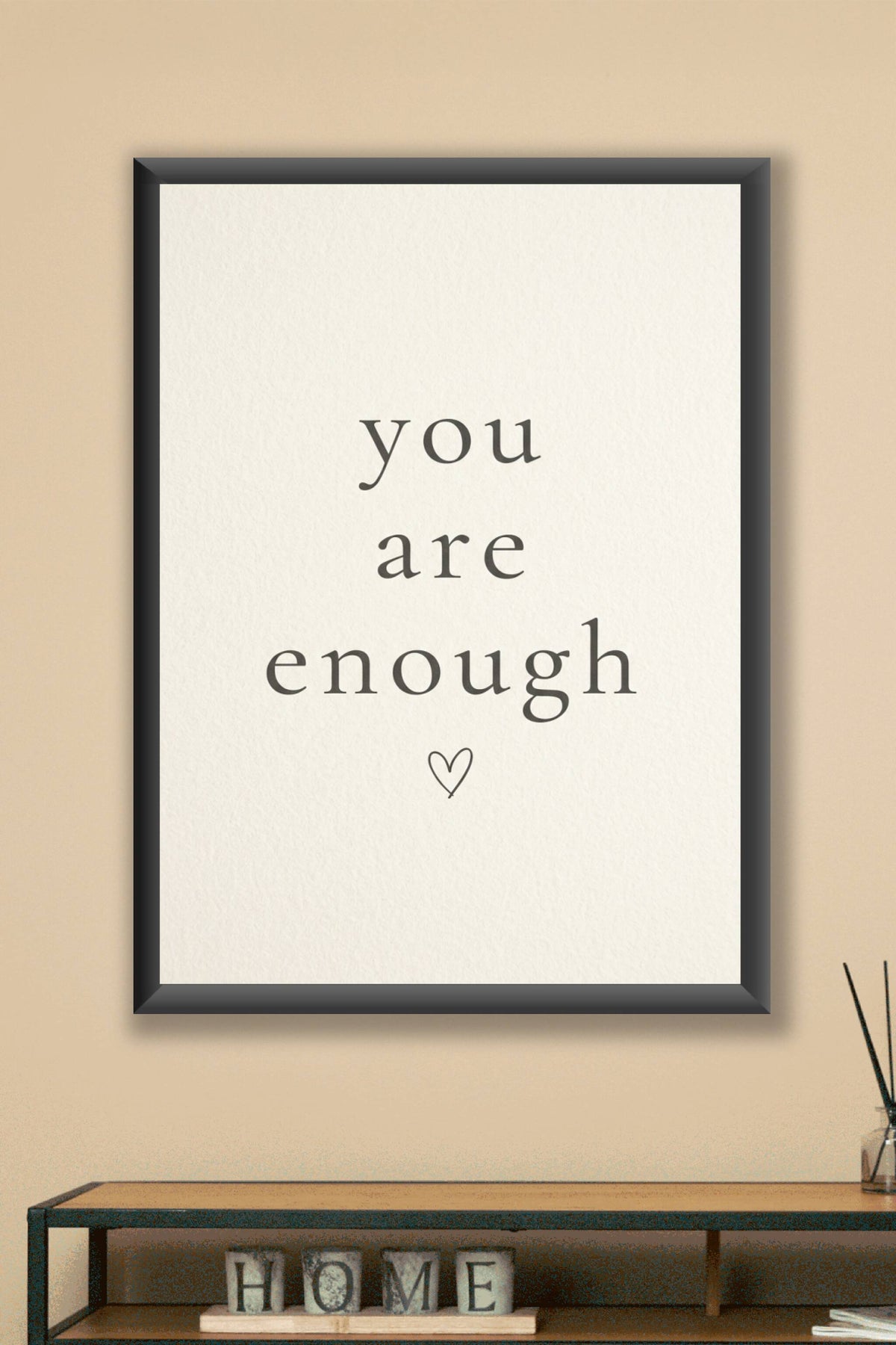 Affiche Chambre Ado You Are Enough - Poster Citation