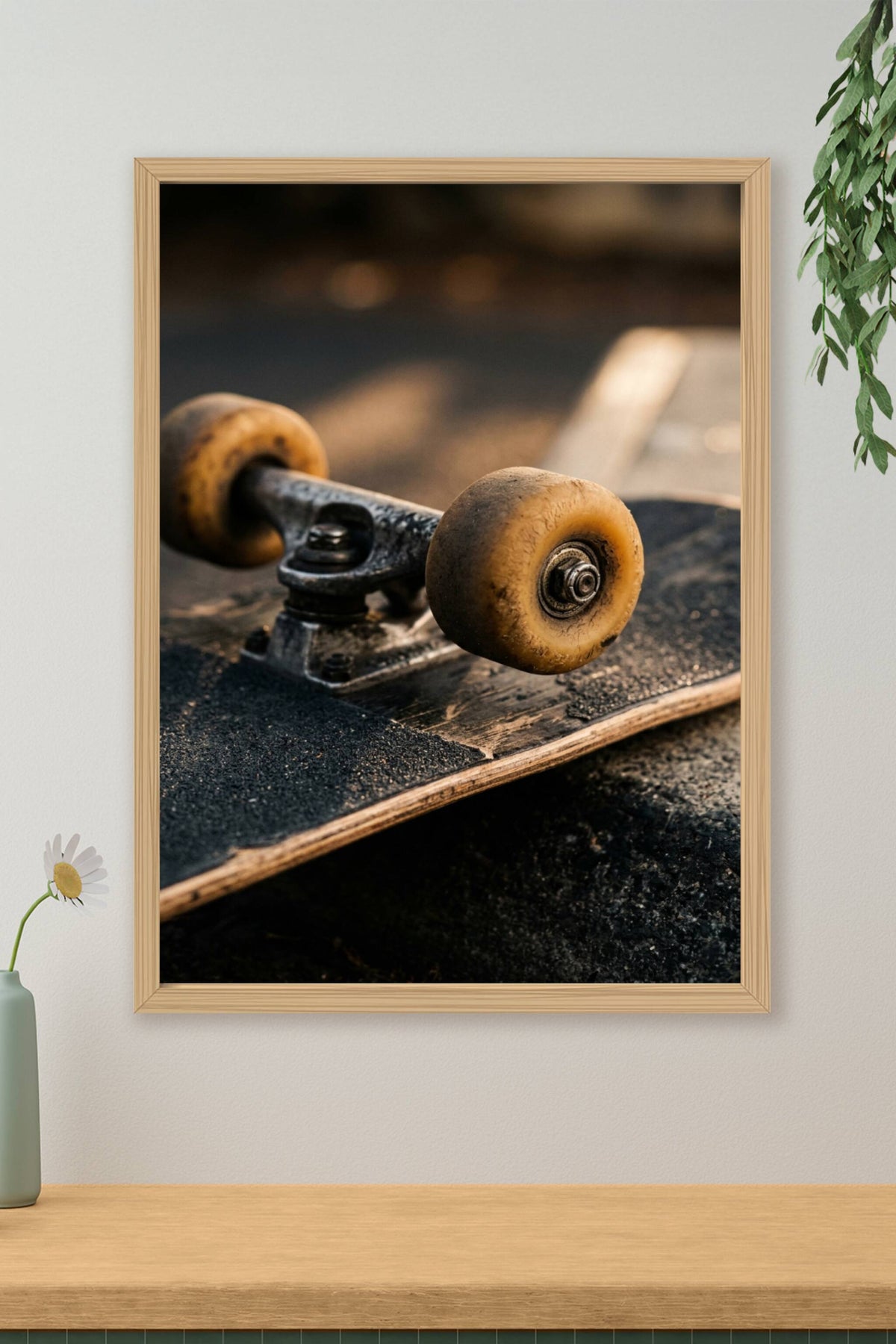 Affiche Chambre Ado Roues de Skate - Poster Skate