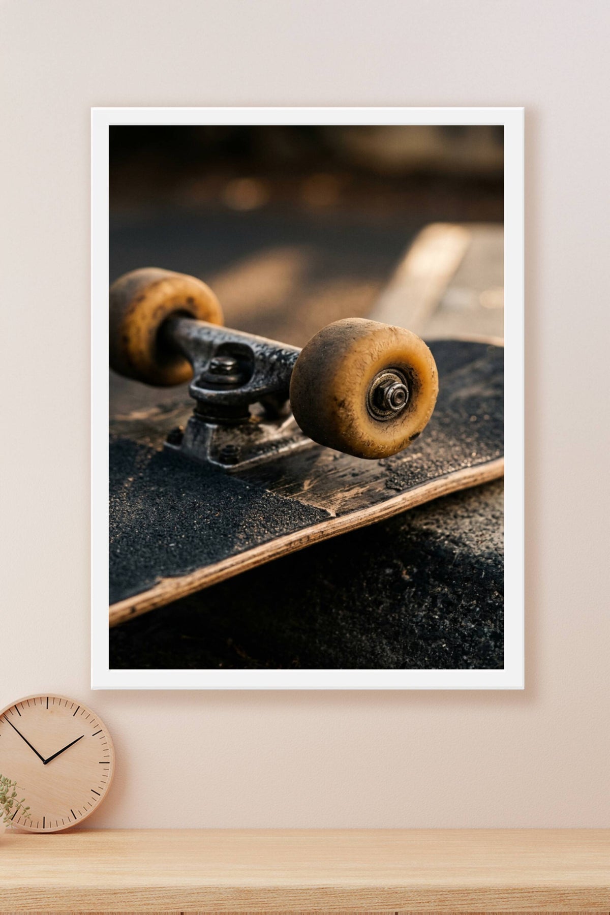 Affiche Chambre Ado Roues de Skate - Poster Skate
