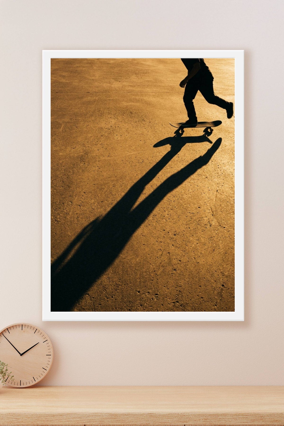 Affiche Chambre Ado Ombre du Skateur - Poster Skate