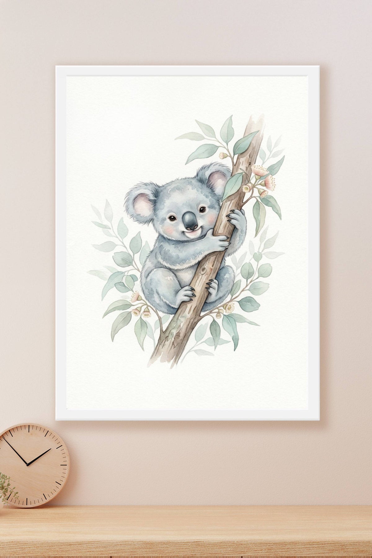 Affiche Chambre Bébé Koala - Poster Aquarelle