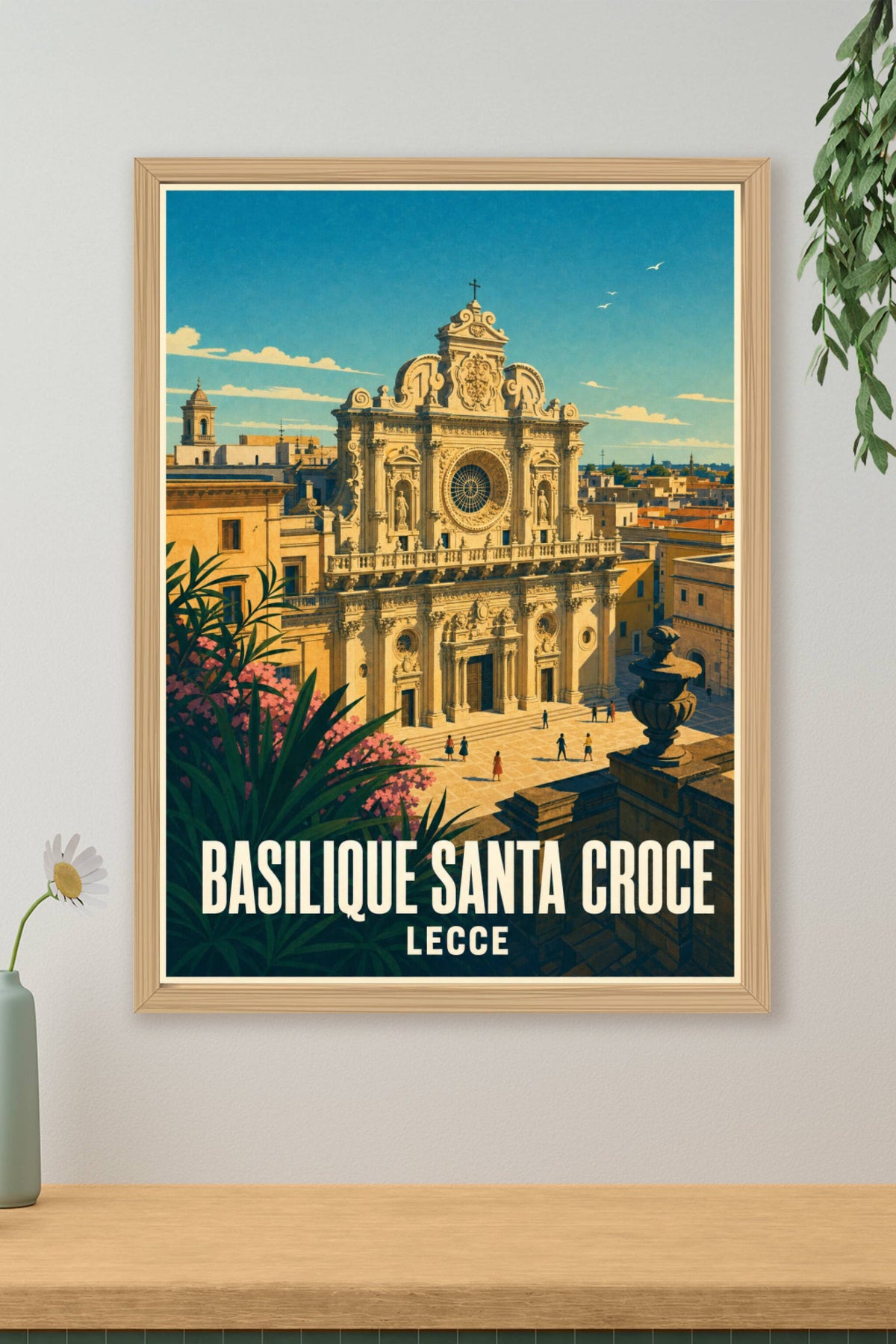 Poster de la Basilique Santa Croce, Lecce