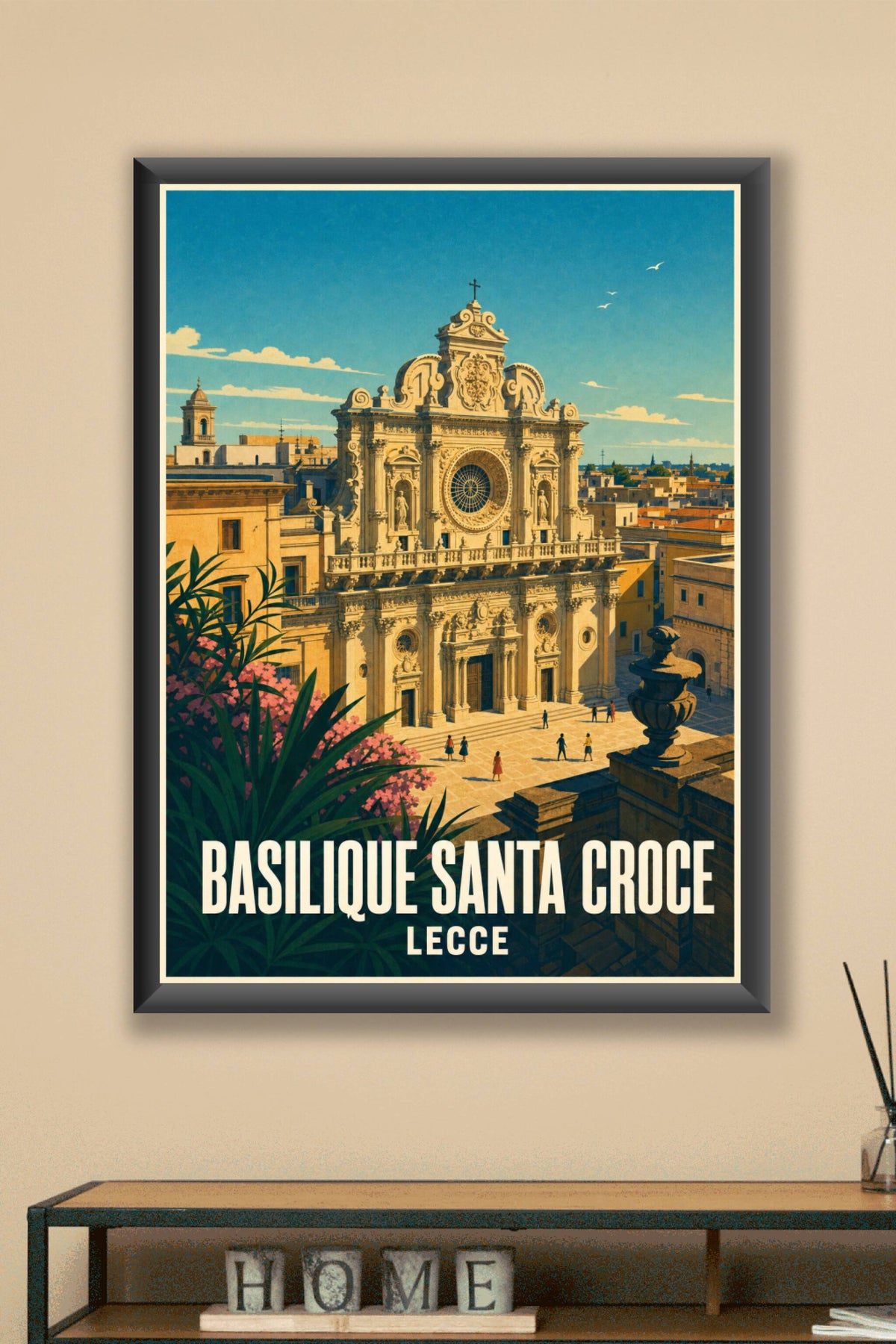Poster de la Basilique Santa Croce, Lecce