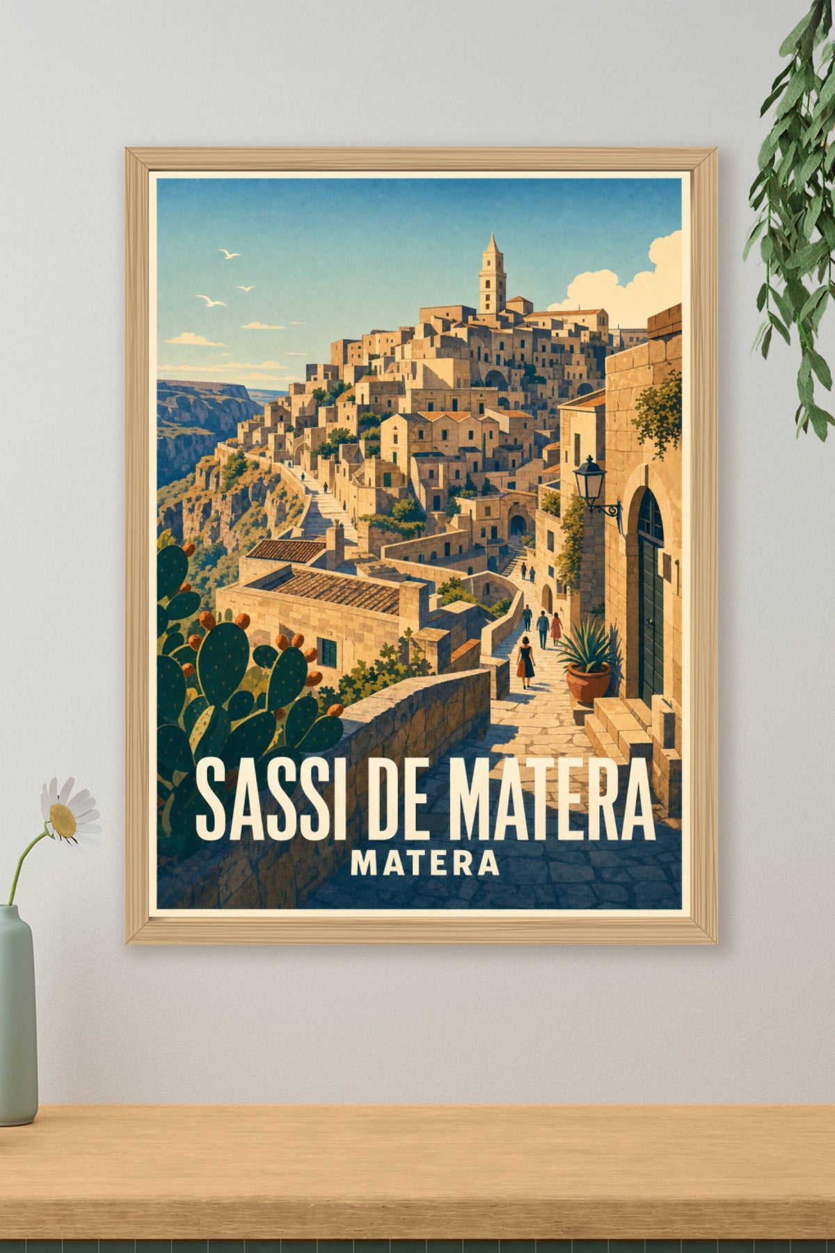 Poster de Matera, affiche Sassi de Matera