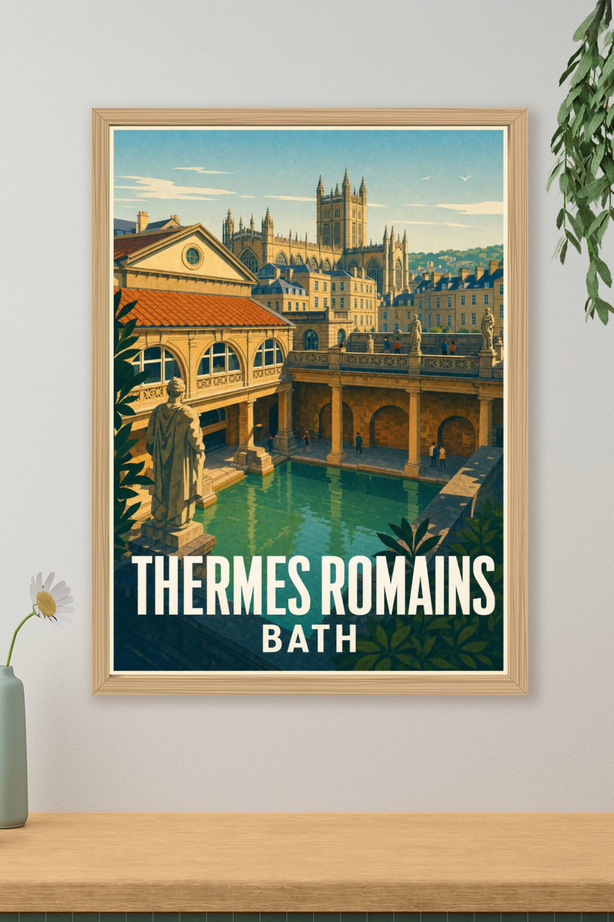 Affiche de Bath, poster des Thermes Romains