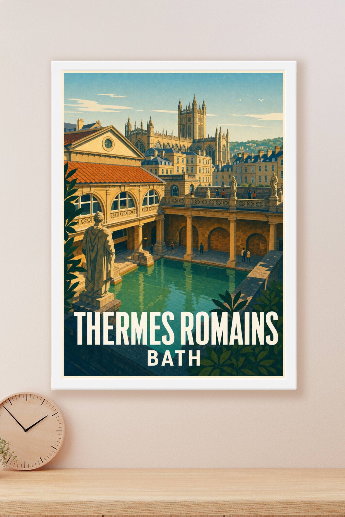 Affiche de Bath, poster des Thermes Romains