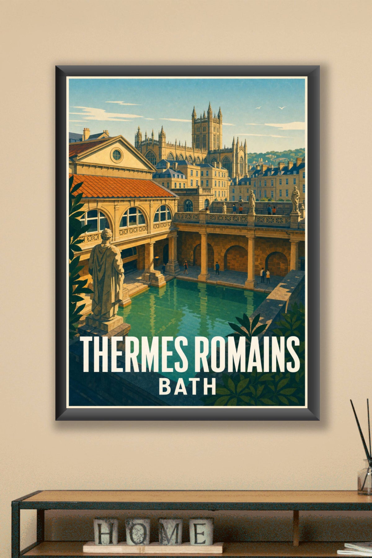 Affiche de Bath, poster des Thermes Romains