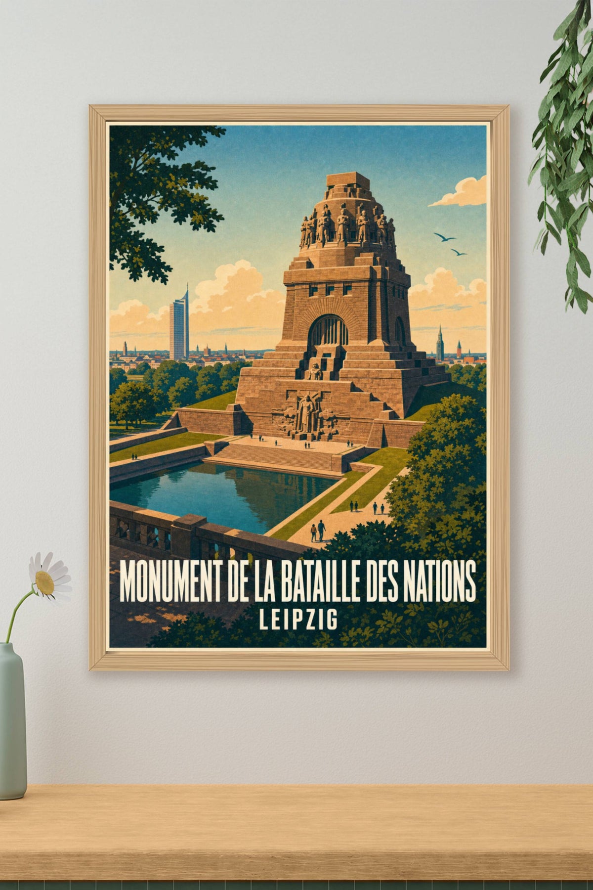Affiche de Leipzig, Monument de la Bataille des Nations