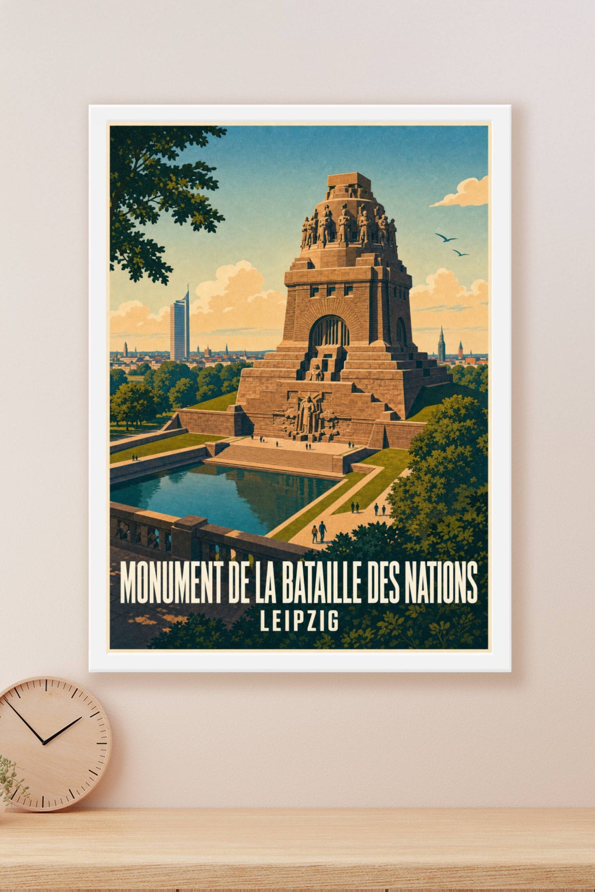 Affiche de Leipzig, Monument de la Bataille des Nations