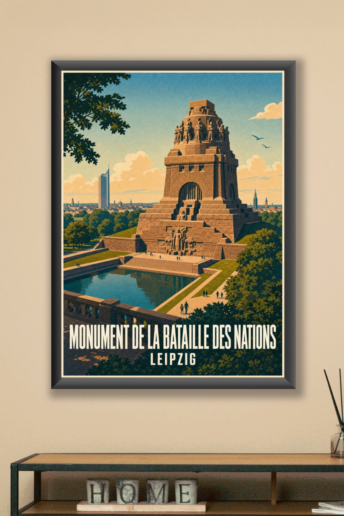 Affiche de Leipzig, Monument de la Bataille des Nations