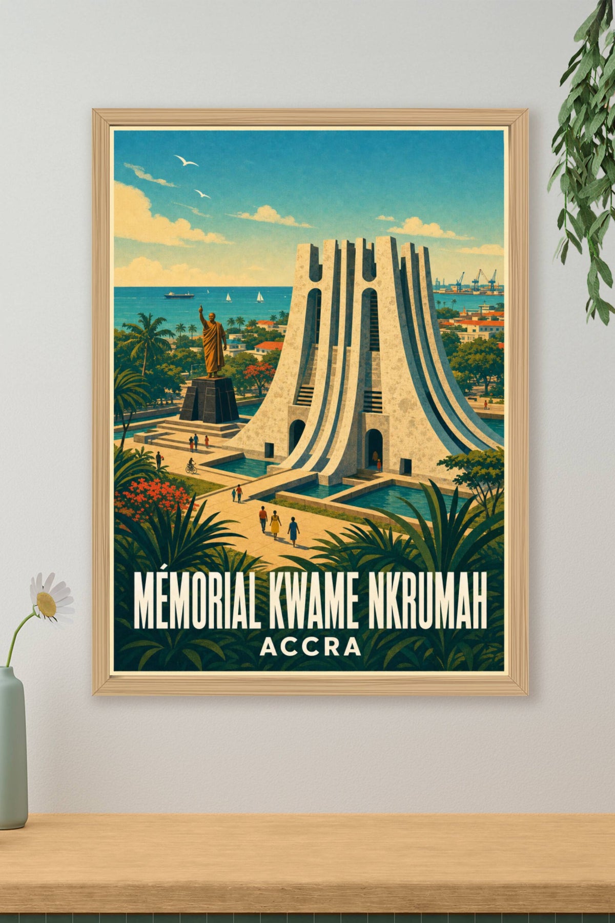 Affiche d'Accra, poster Mémorial Kwame Nkrumah