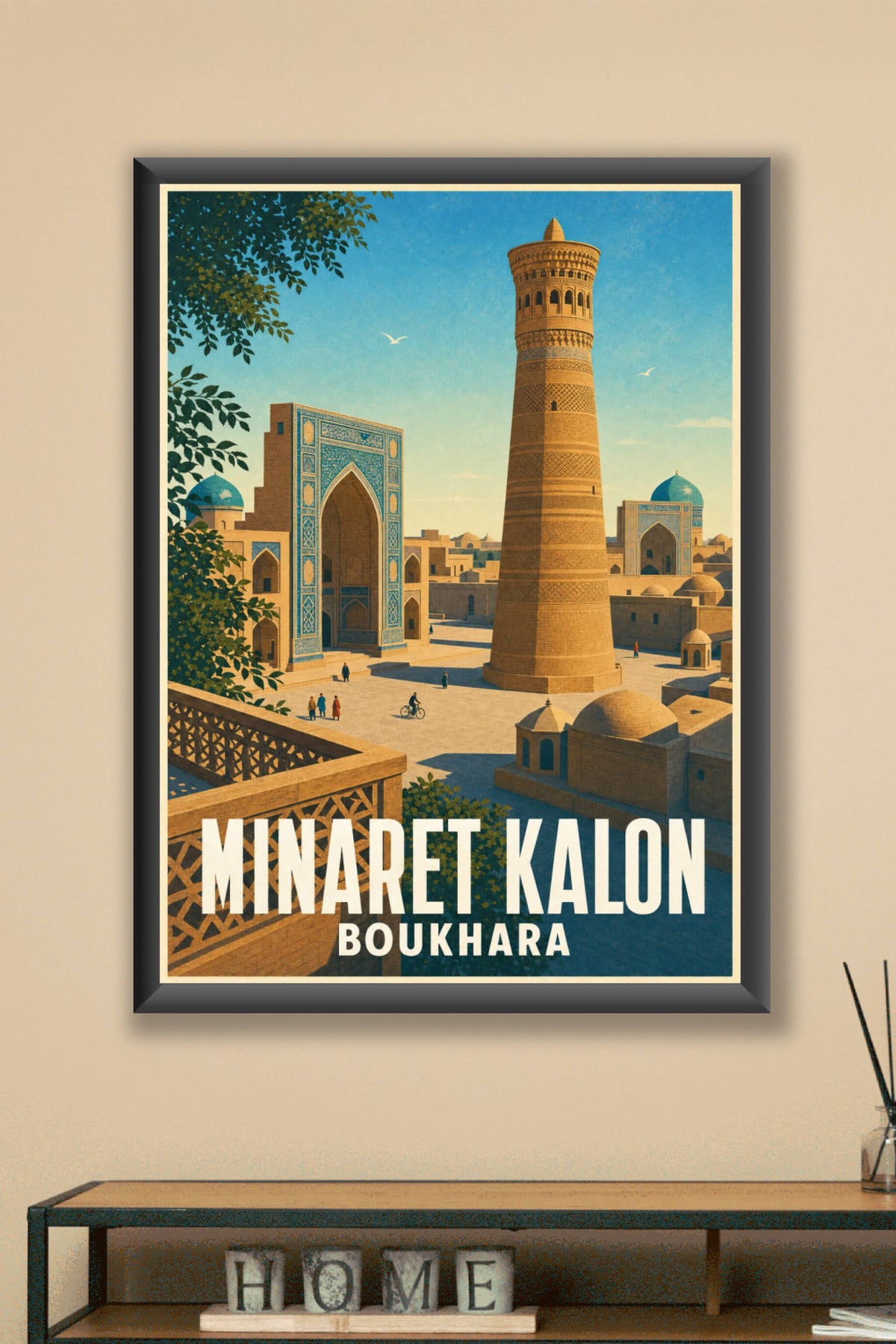 Affiche de Boukhara, Minaret Kalon