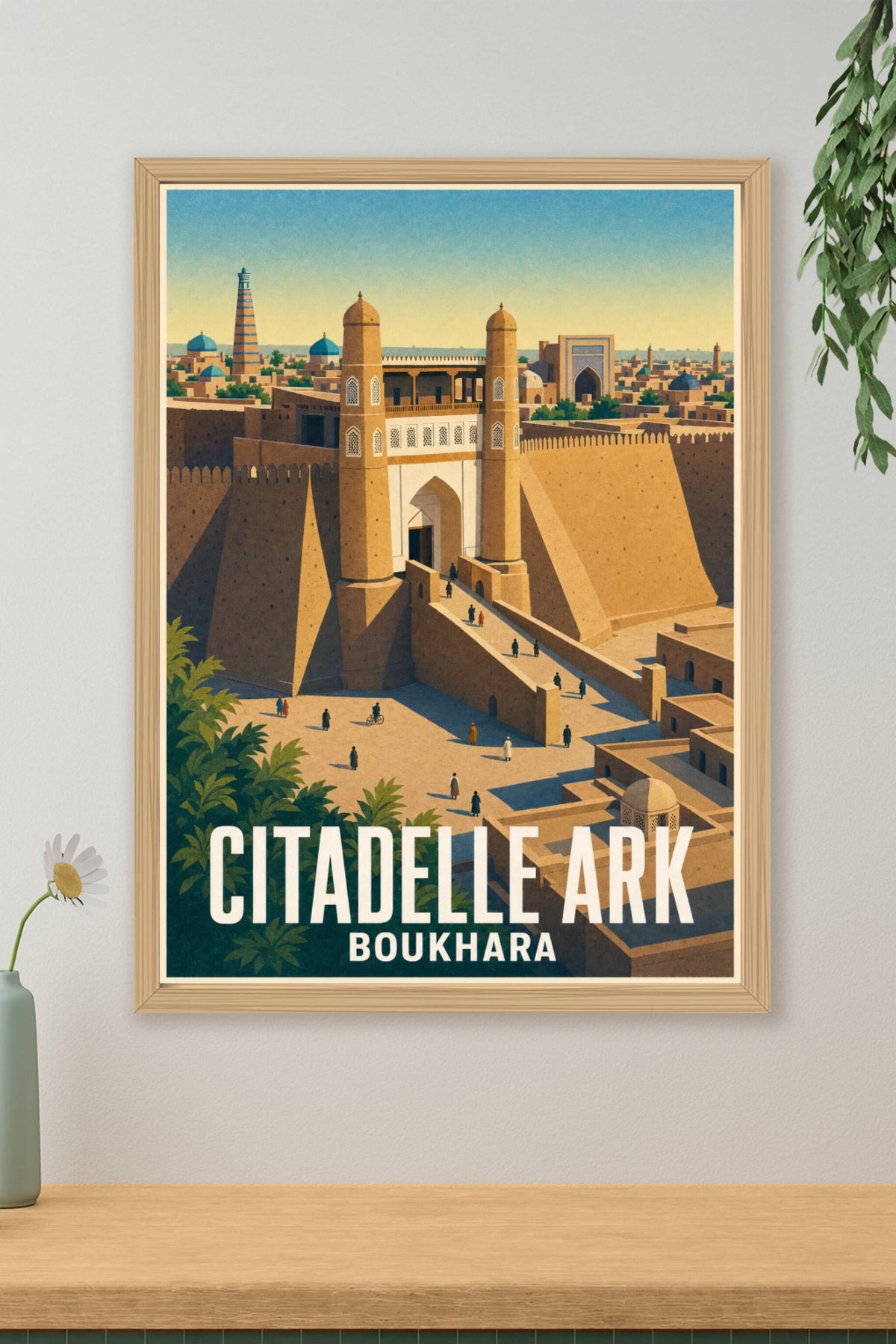 Affiche de Boukhara, poster de la Citadelle Ark